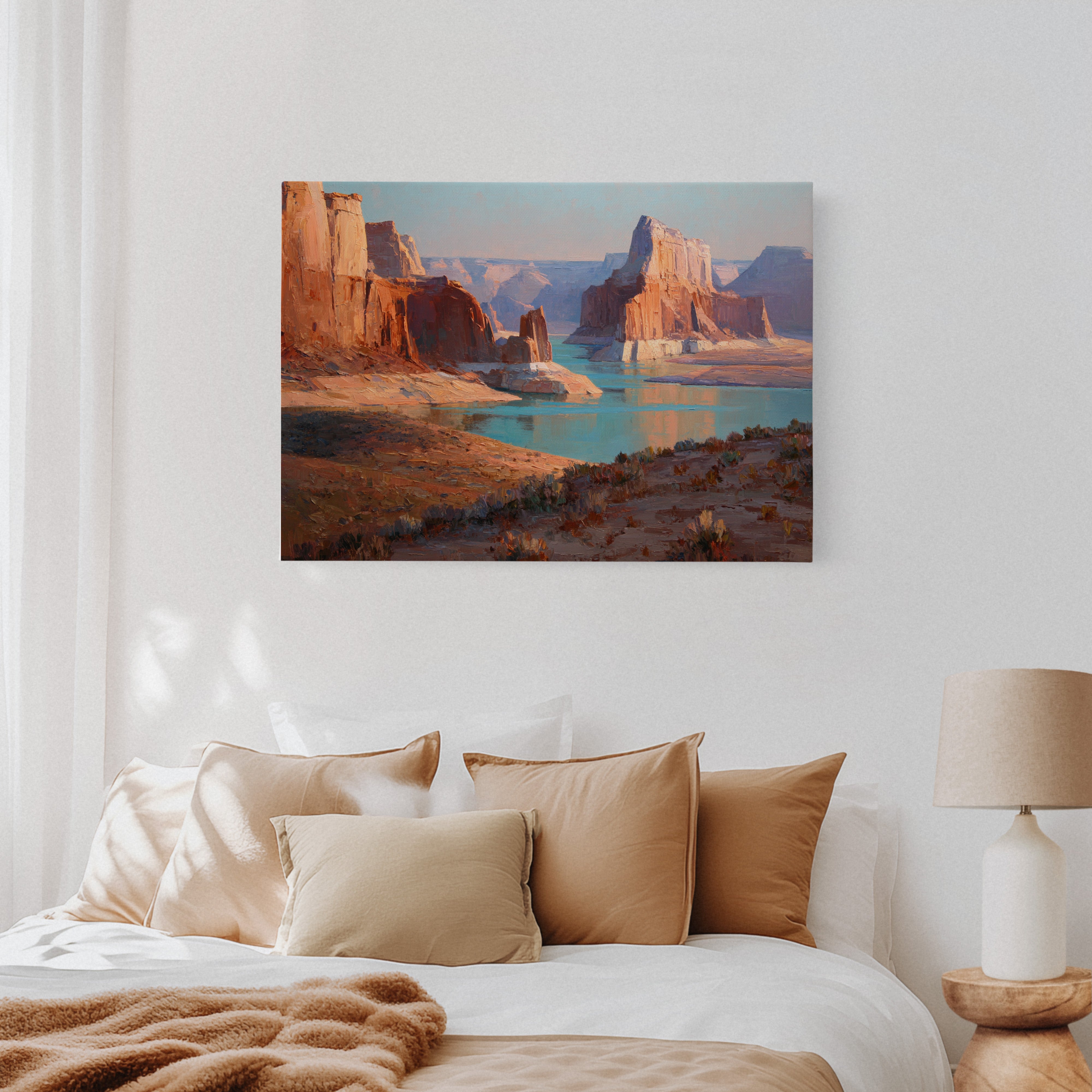 Turquoise Waters Pierce Ancient Stone