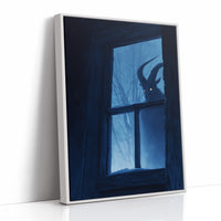 Midnight Visitor At Winter's Window