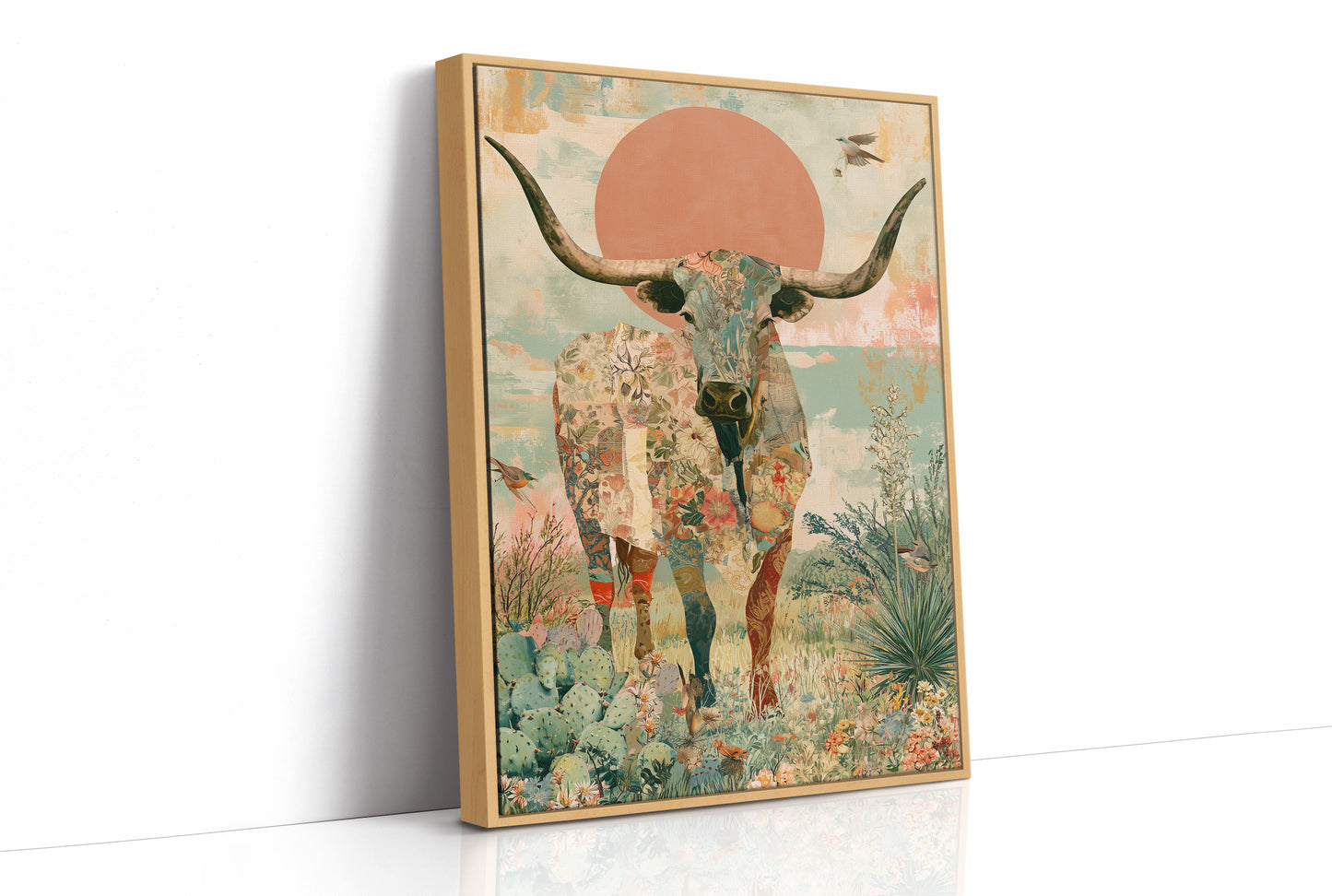 Longhorn in Full Bloom