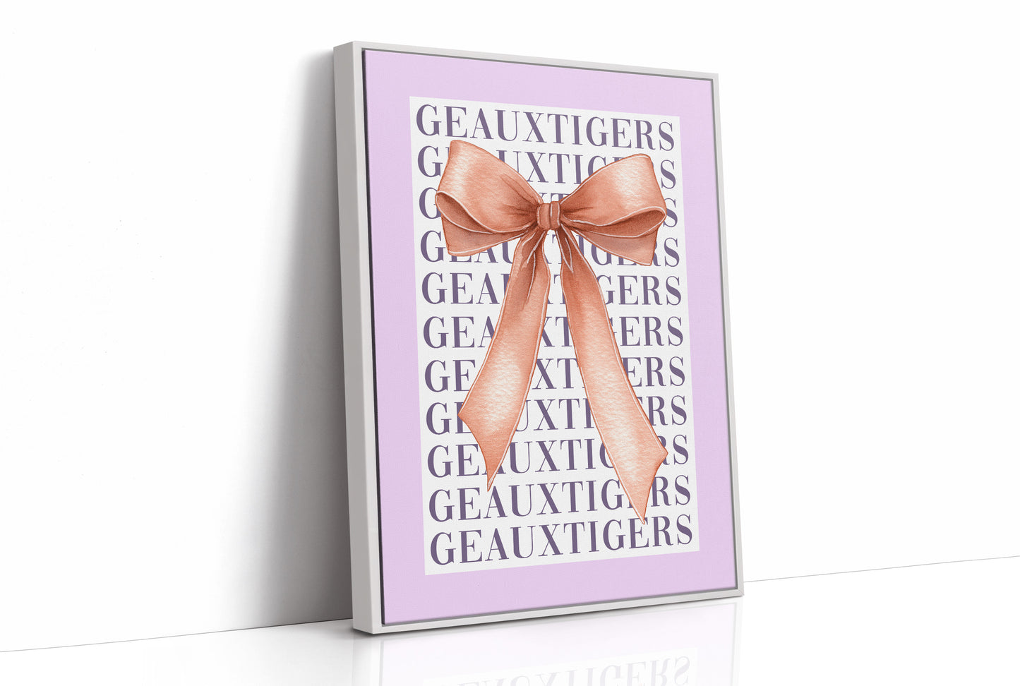 Purple Pride Wrapped in Coral Silk