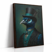Gentleman Peacock's Victorian Portrait
