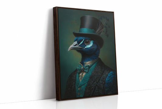 Gentleman Peacock's Victorian Portrait