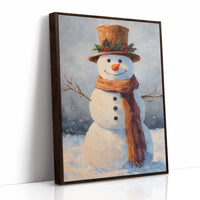 Frosty Wears His Holly Crown