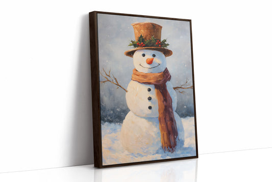 Frosty Wears His Holly Crown