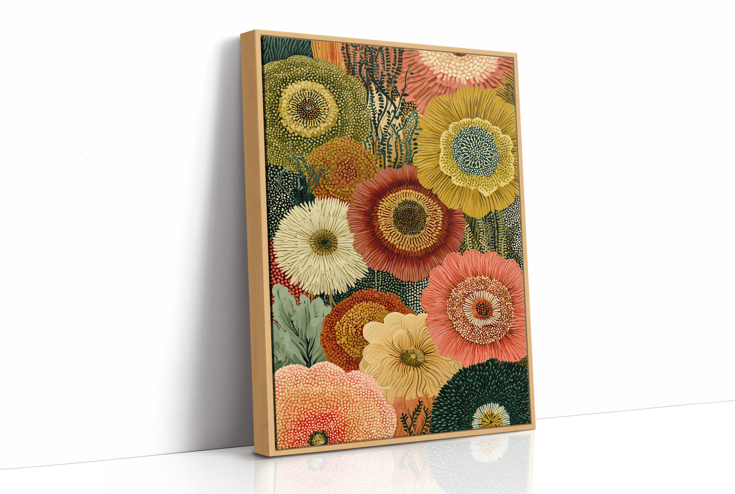 Radiant Zinnia Mosaic Garden