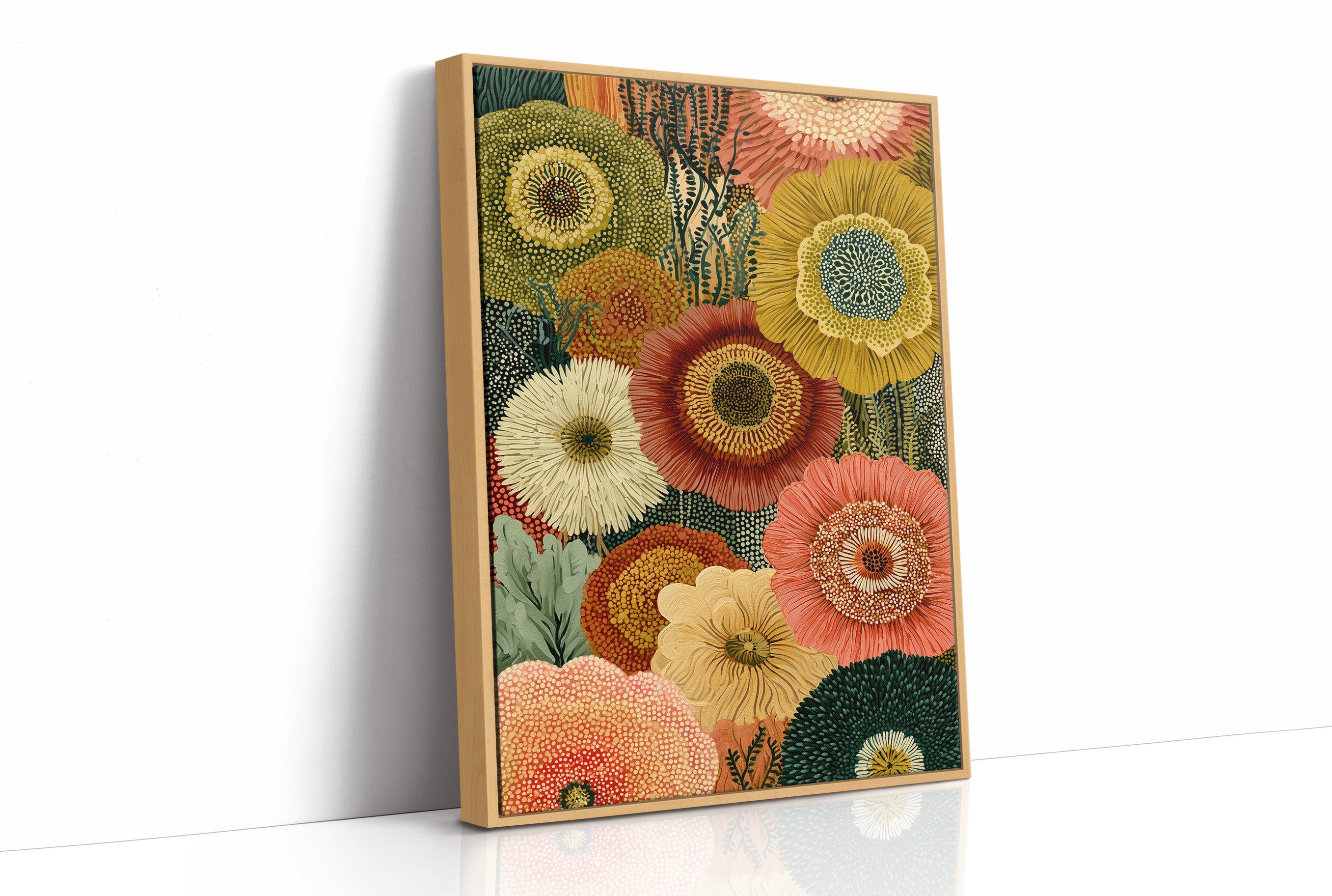 Radiant Zinnia Mosaic Garden