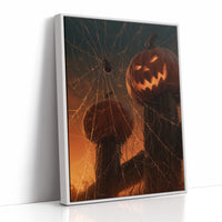 Spider's Watch Over the Jack-o'-Lanterns