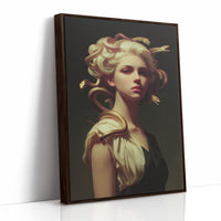 Golden Serpents Among Ivory Drapes