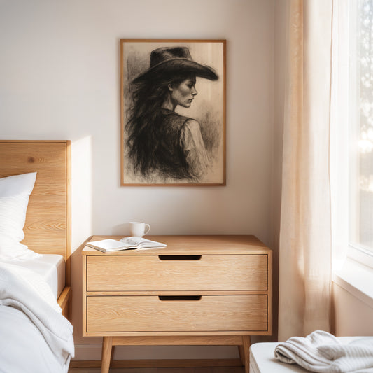 Cowgirl in Charcoal