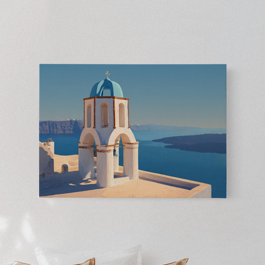 Aegean Light Bathes Sacred Heights