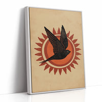 Raven Wings Meet Desert Sun