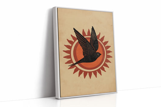 Raven Wings Meet Desert Sun