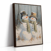 Snow Friends Share Winter's Gentle Song
