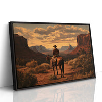 Sunset Maps The Canyon's Heart