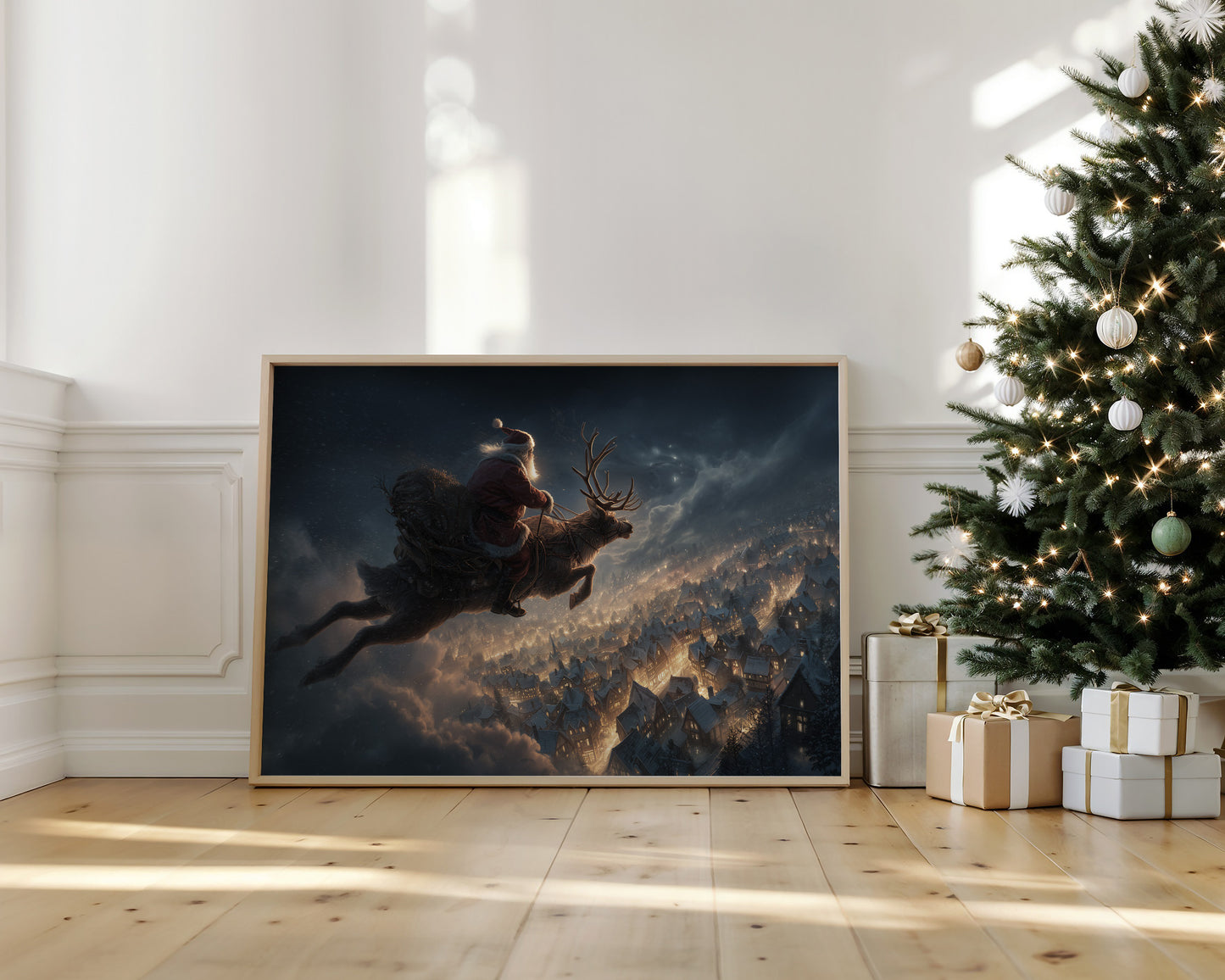 Starlit Flight Above Winter's Dream