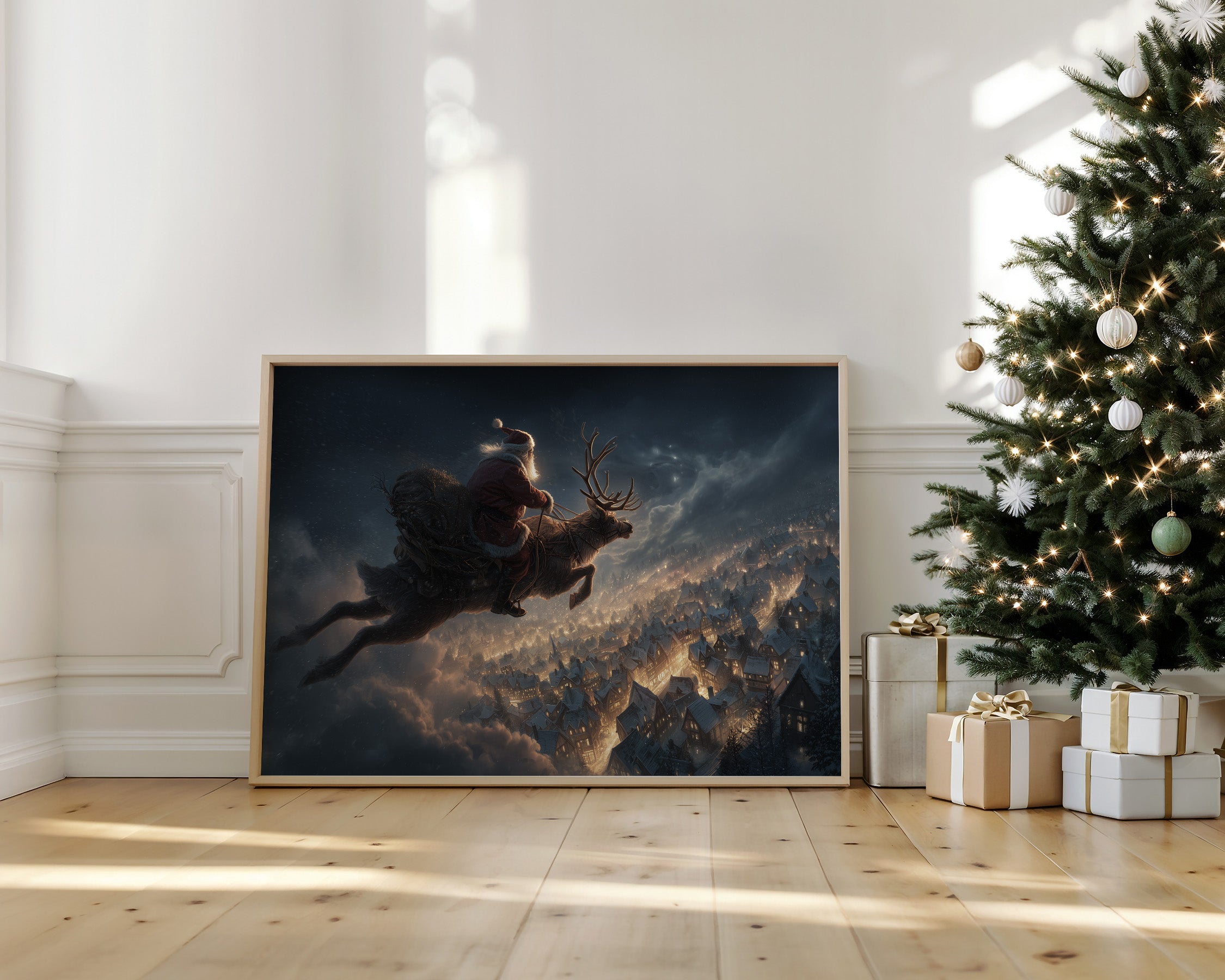 Starlit Flight Above Winter's Dream