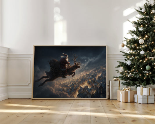 Starlit Flight Above Winter's Dream