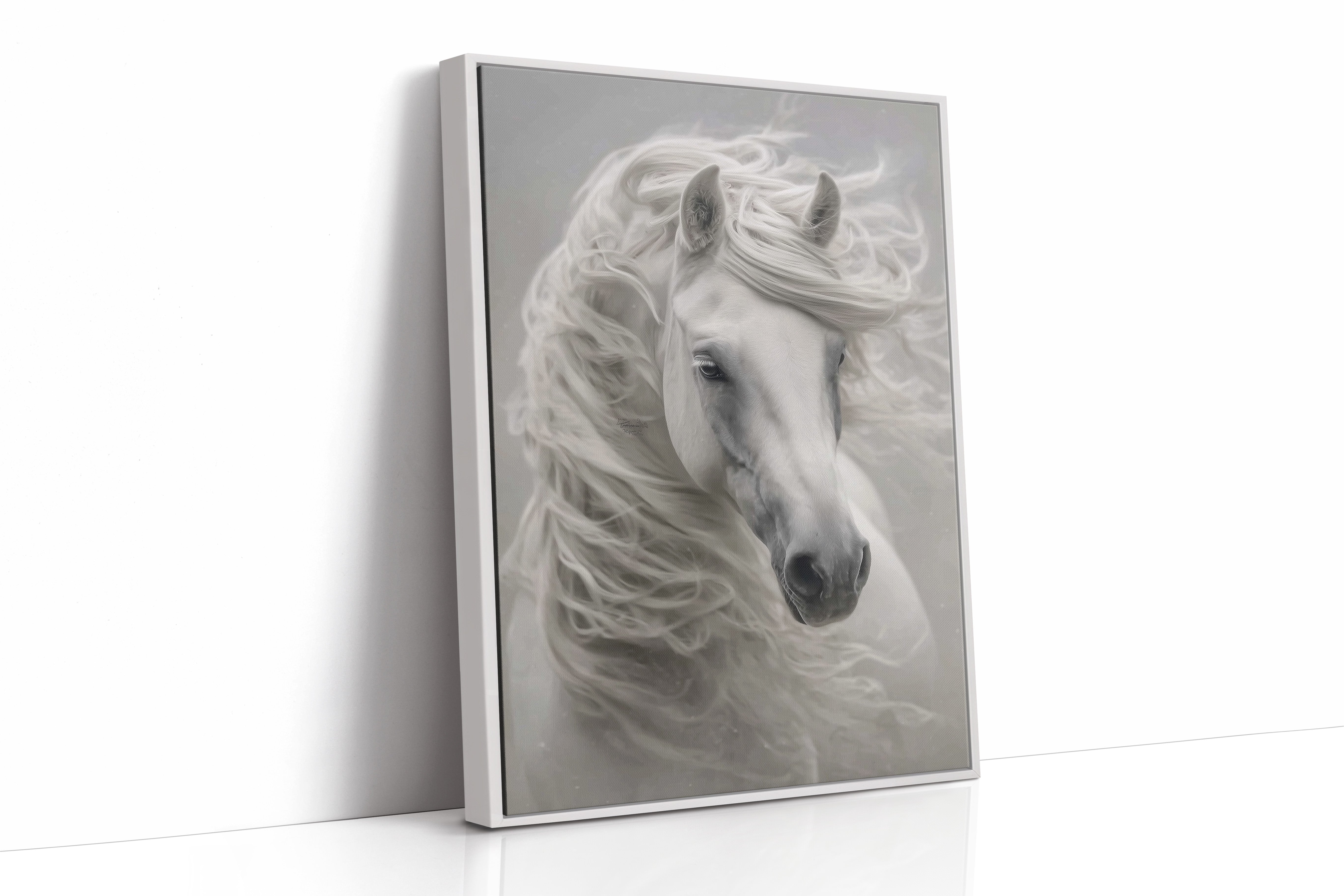 Wind Dances Through Frost Manes