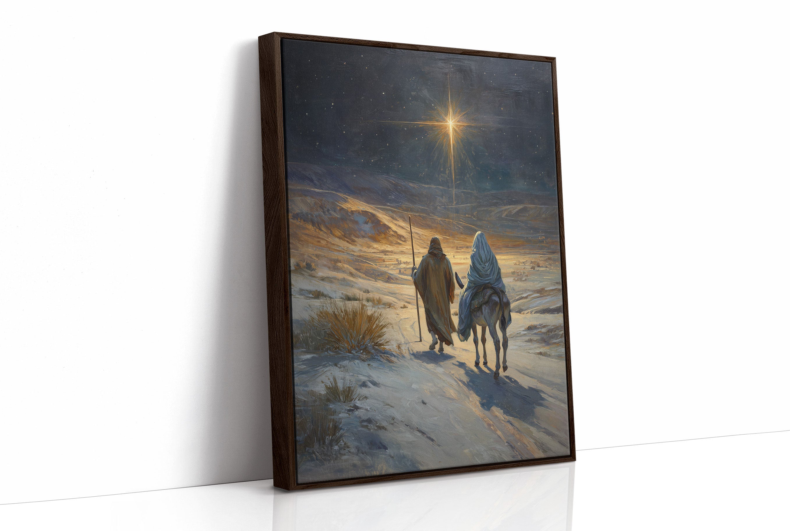 Starlight Guides Their Winter Journey