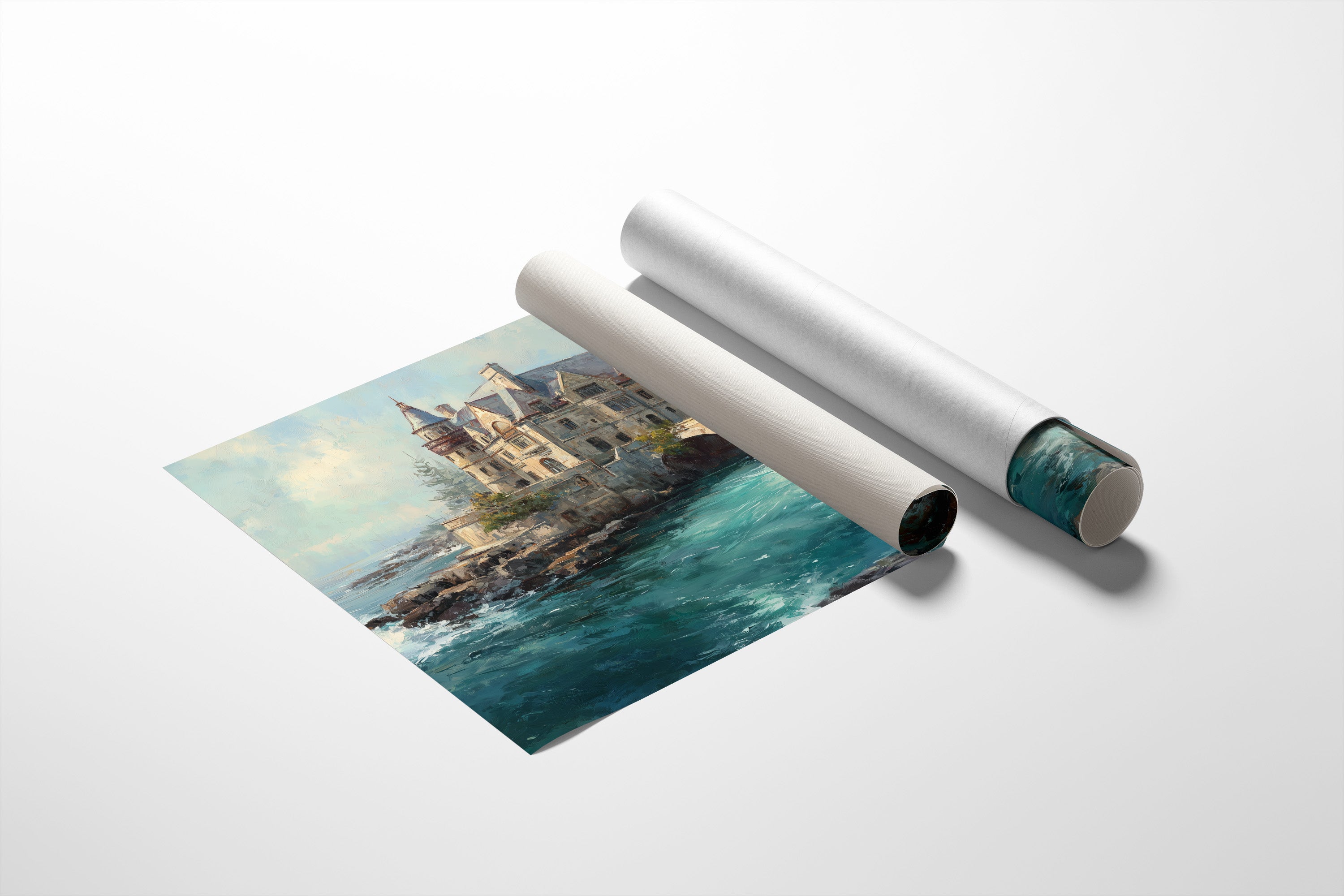 Coastal Manor Meets Turquoise Tide