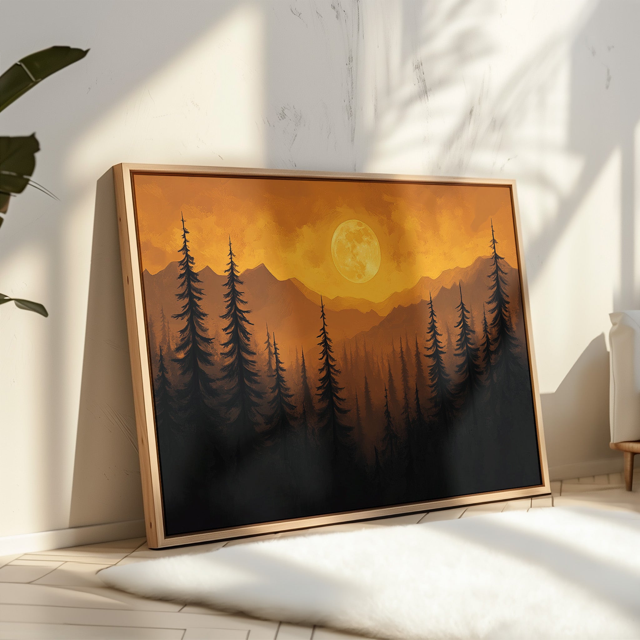 Ancient Pines Watch Golden Moon