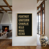 Foxtrot Uniform Charlie Kilo Print