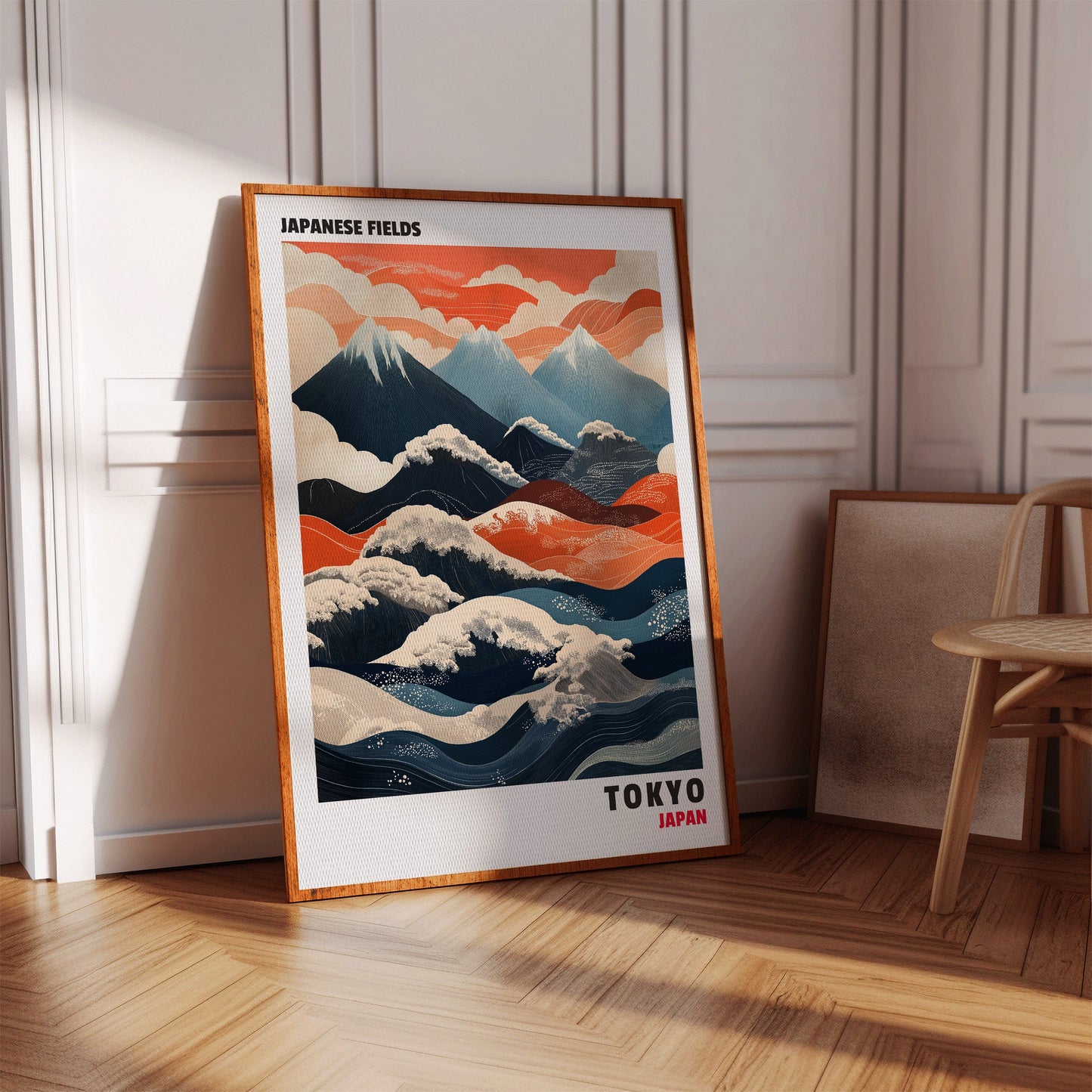 Japanese Fields – Mountain and Wave Harmony