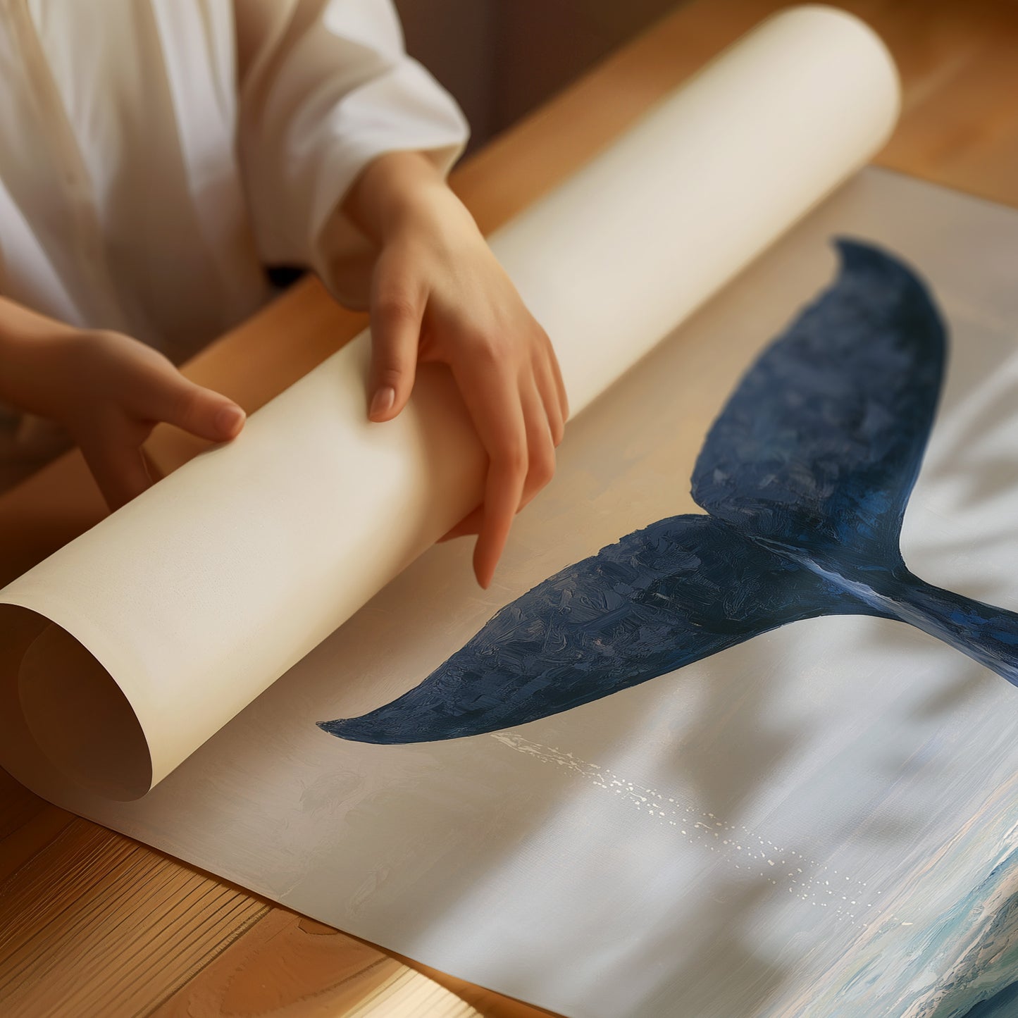 Indigo Fluke Whispers Farewell