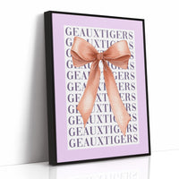 Purple Pride Wrapped in Coral Silk