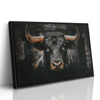 Midnight Bulls Wear Golden Crowns