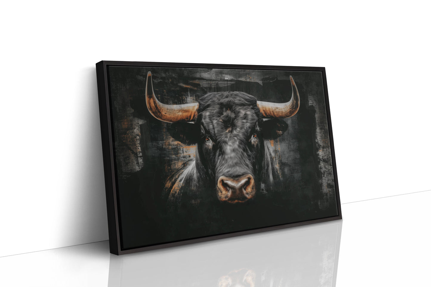 Midnight Bulls Wear Golden Crowns