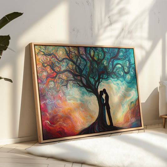 Ancient Tree Holds Love's Dance