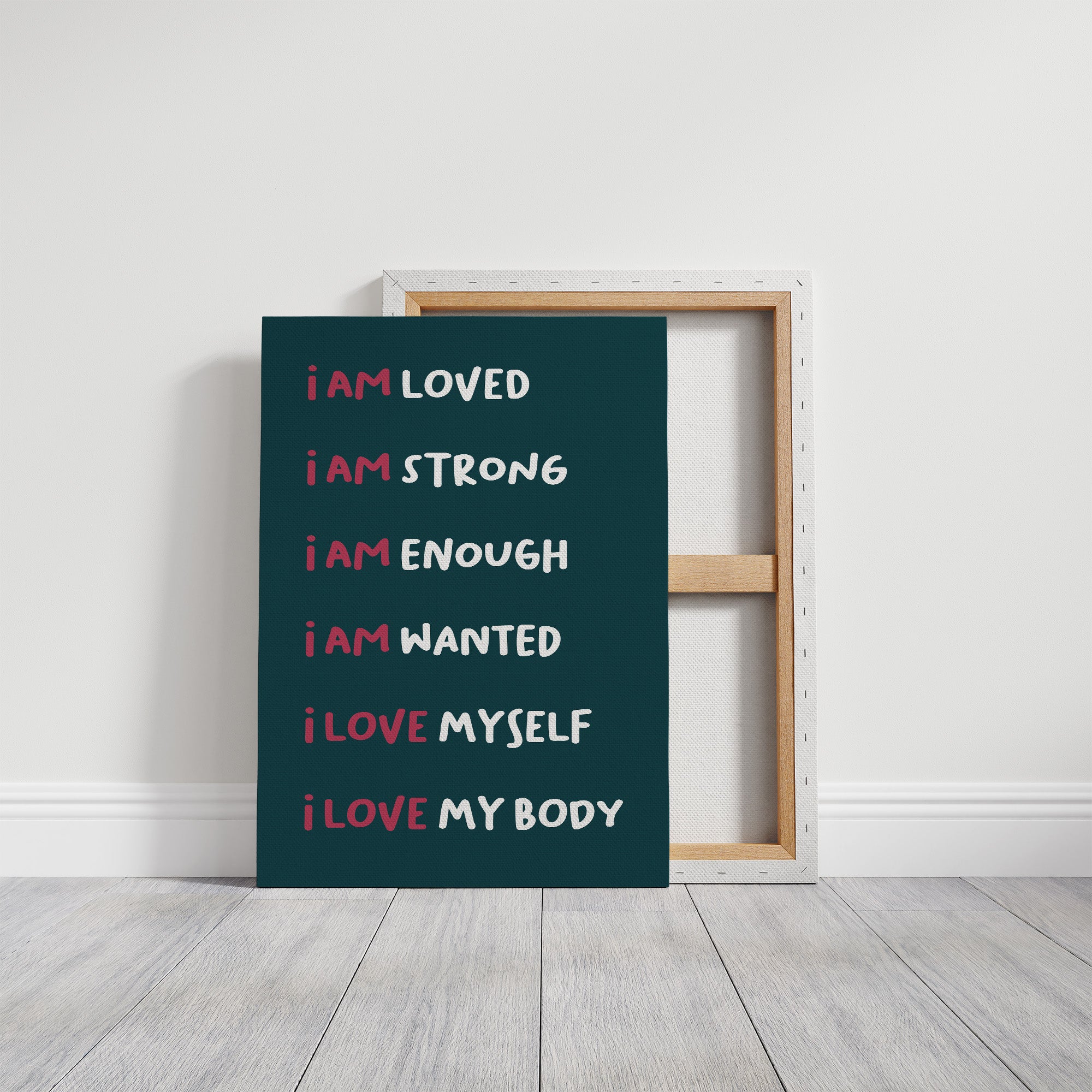 Six Ways to Say I Am (Teal)