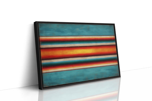 Sunset Stripes Across Desert Horizons