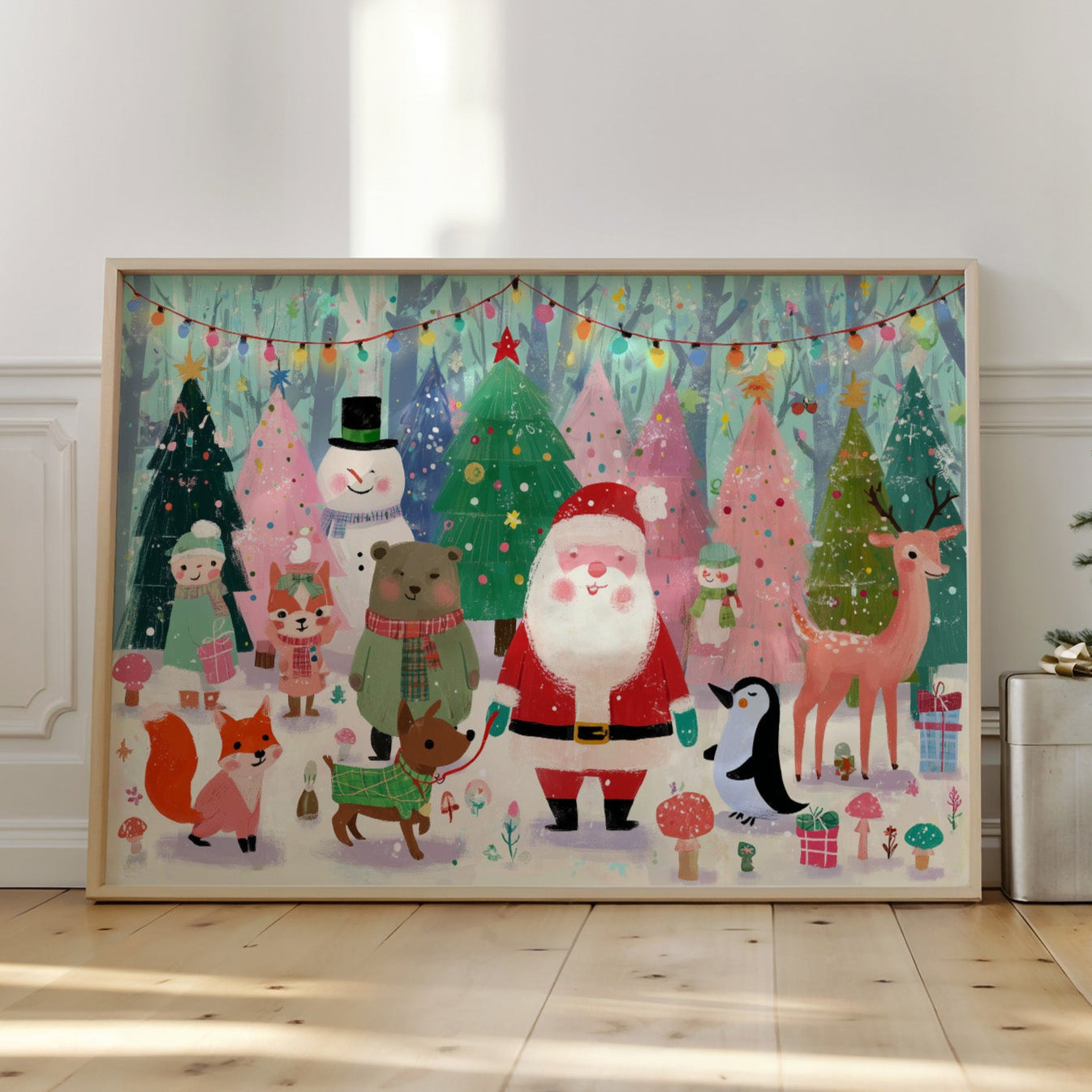 Forest Friends Share Holiday Magic Together