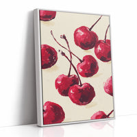 Crimson Harvest: Cherries in Bold Brushstrokes