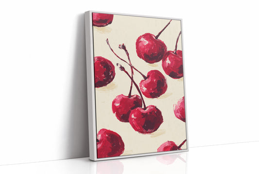 Crimson Harvest: Cherries in Bold Brushstrokes