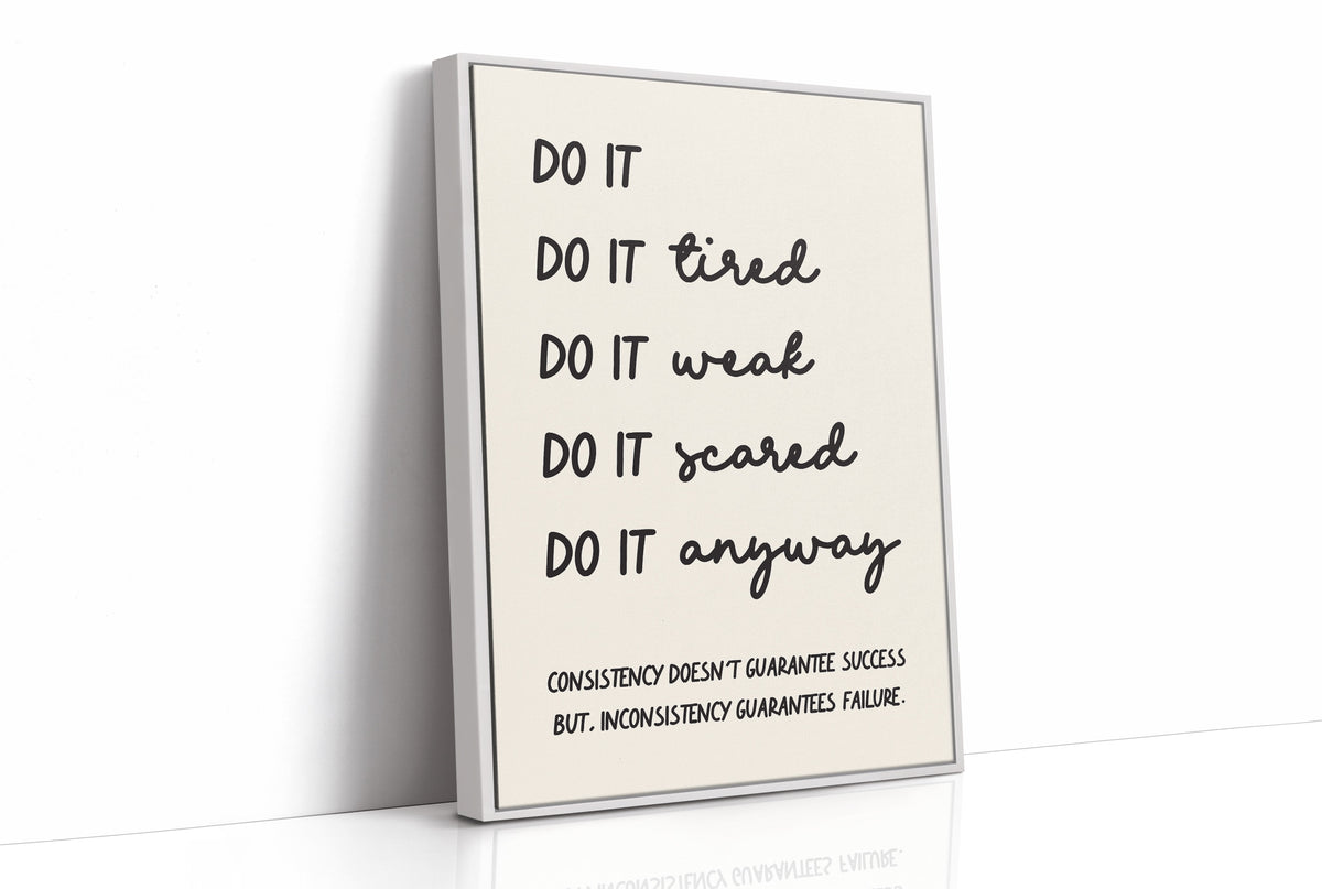 Do It Anyway: Handwritten Grit