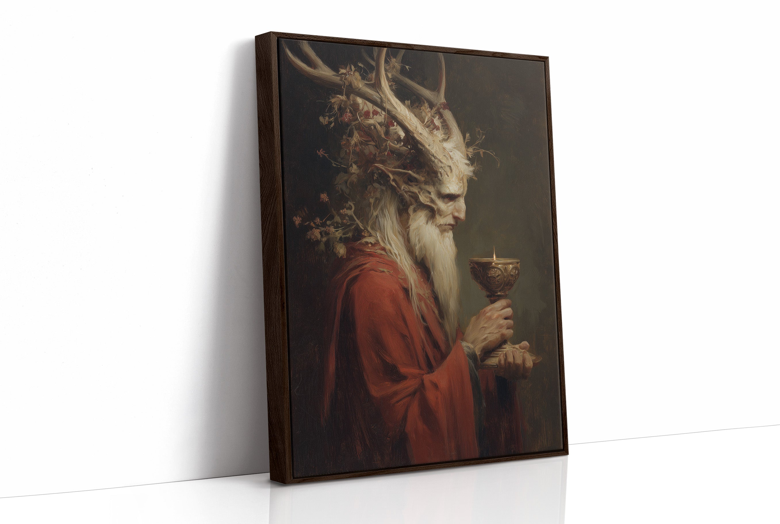 Forest Sage Holds Ancient Chalice