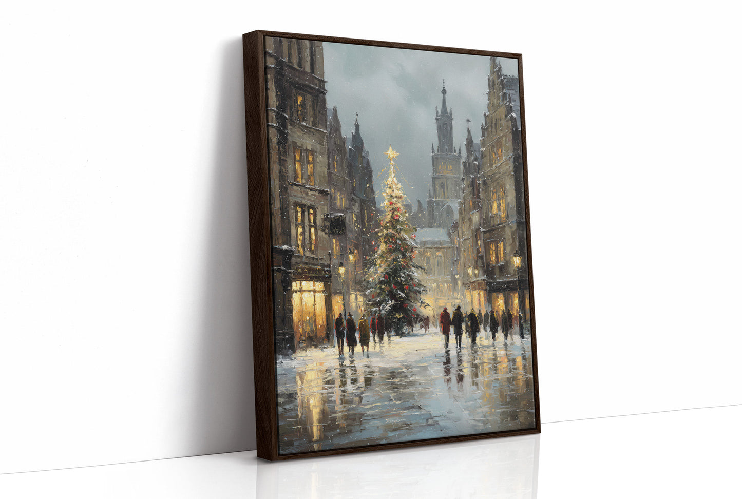 Snow Falls On Cathedral Square