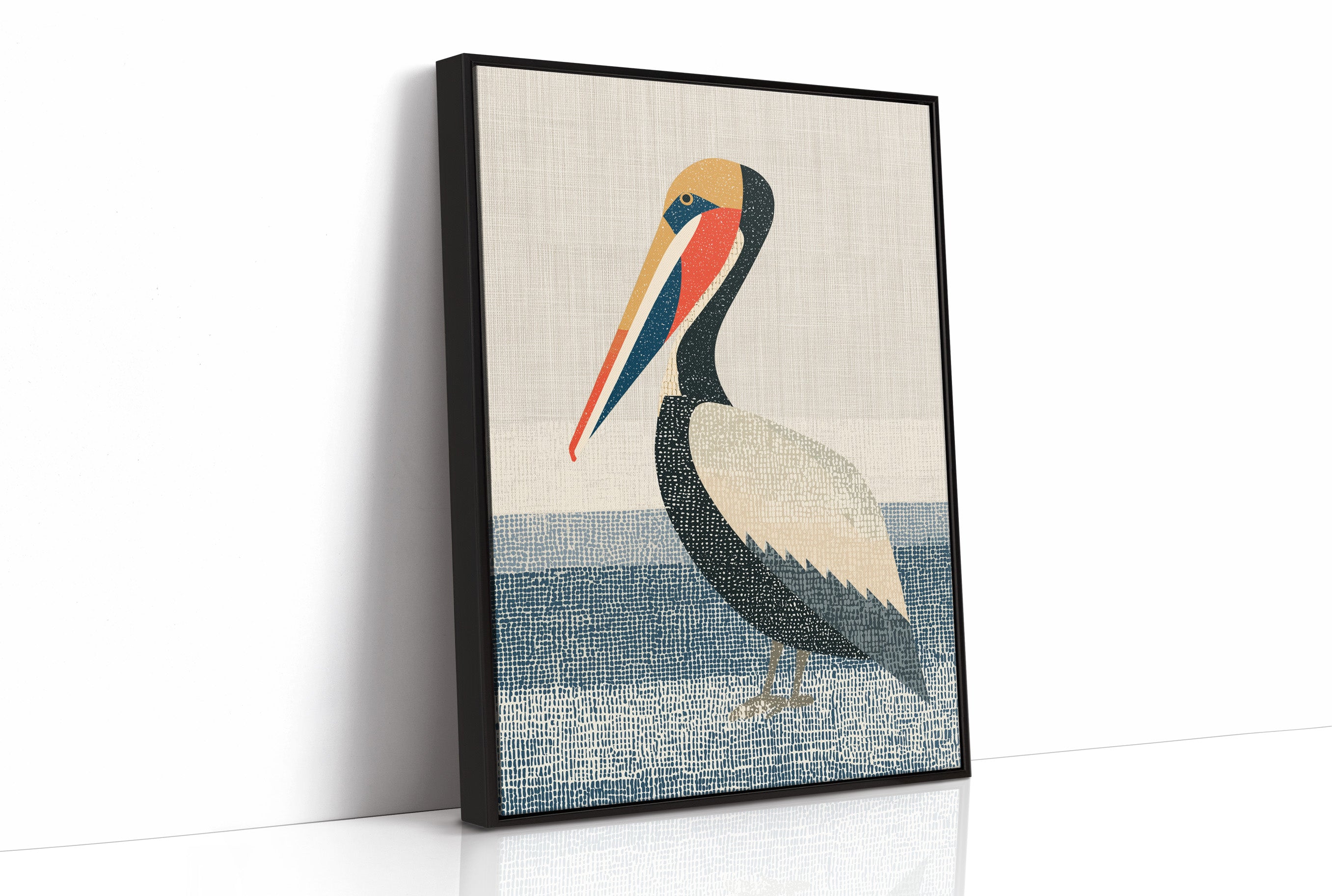 Pelican at Rest, Coastal Weave