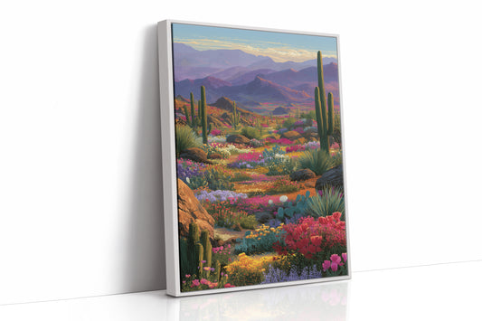 Wildflowers Paint The Desert Mountains