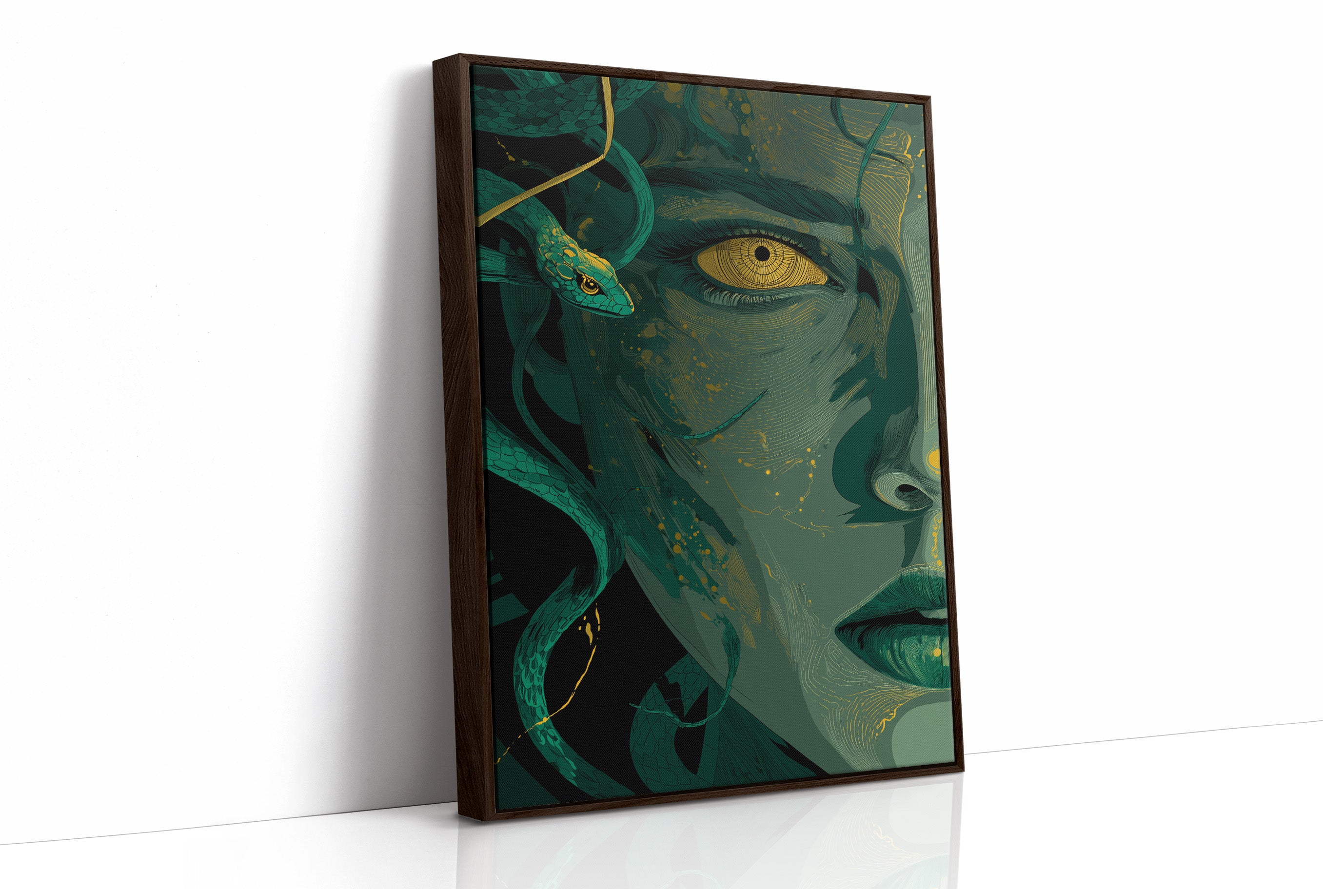 Serpent Queen With Golden Gaze