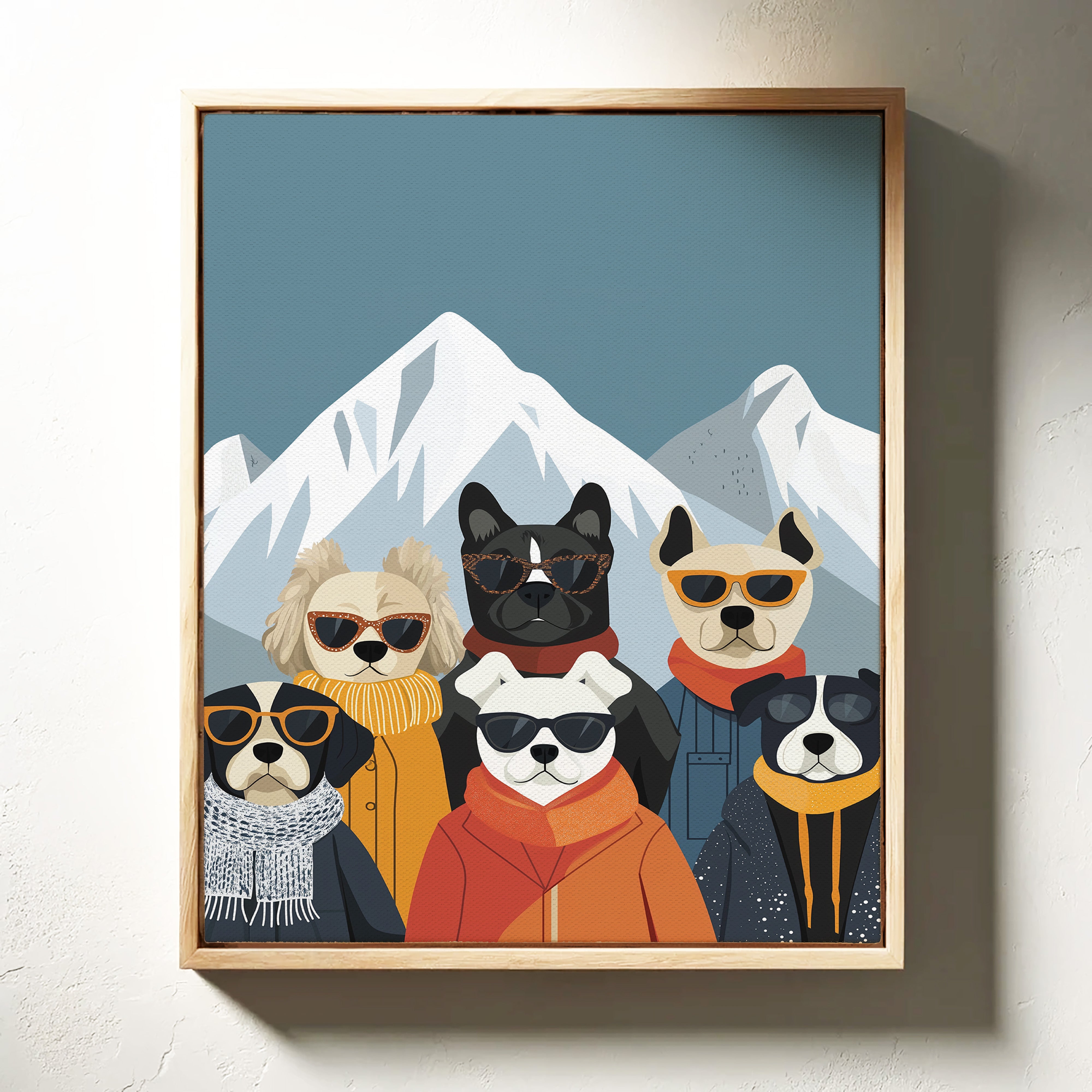 Mountain Dogs Rock Their Alps Ski