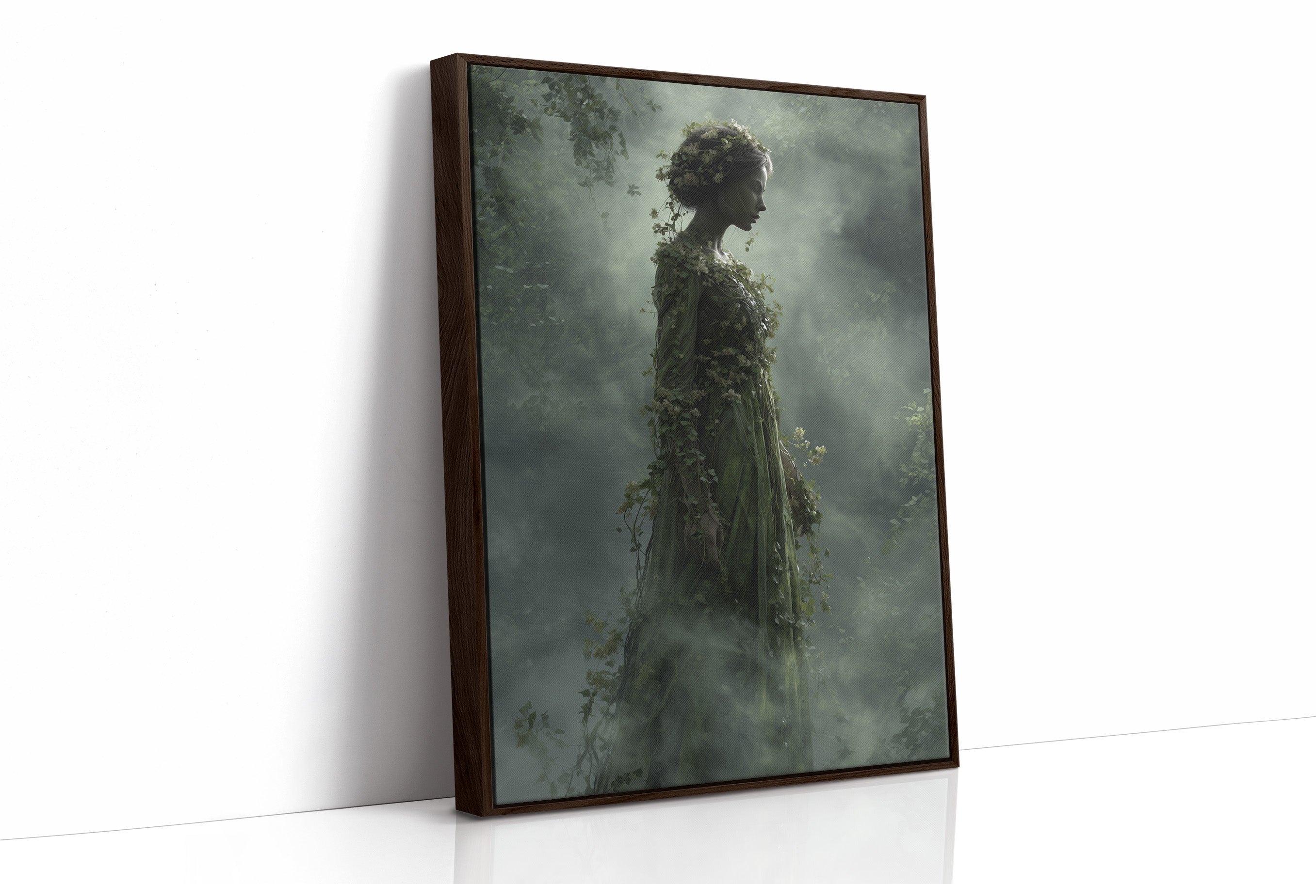 Moss Maiden In Twilight Fog