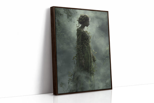 Moss Maiden In Twilight Fog