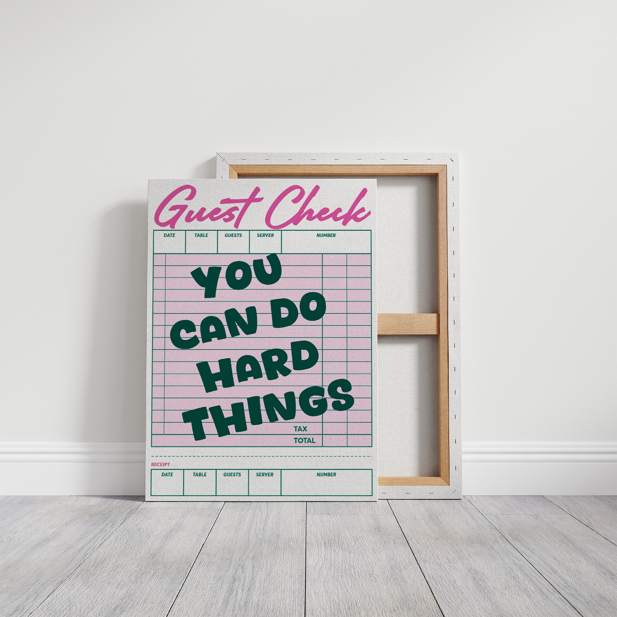 You Can Do Hard Things Guest Check