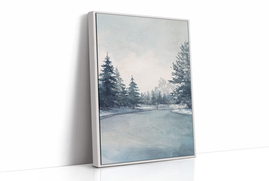 Winter's Whisper on Frozen Waters
