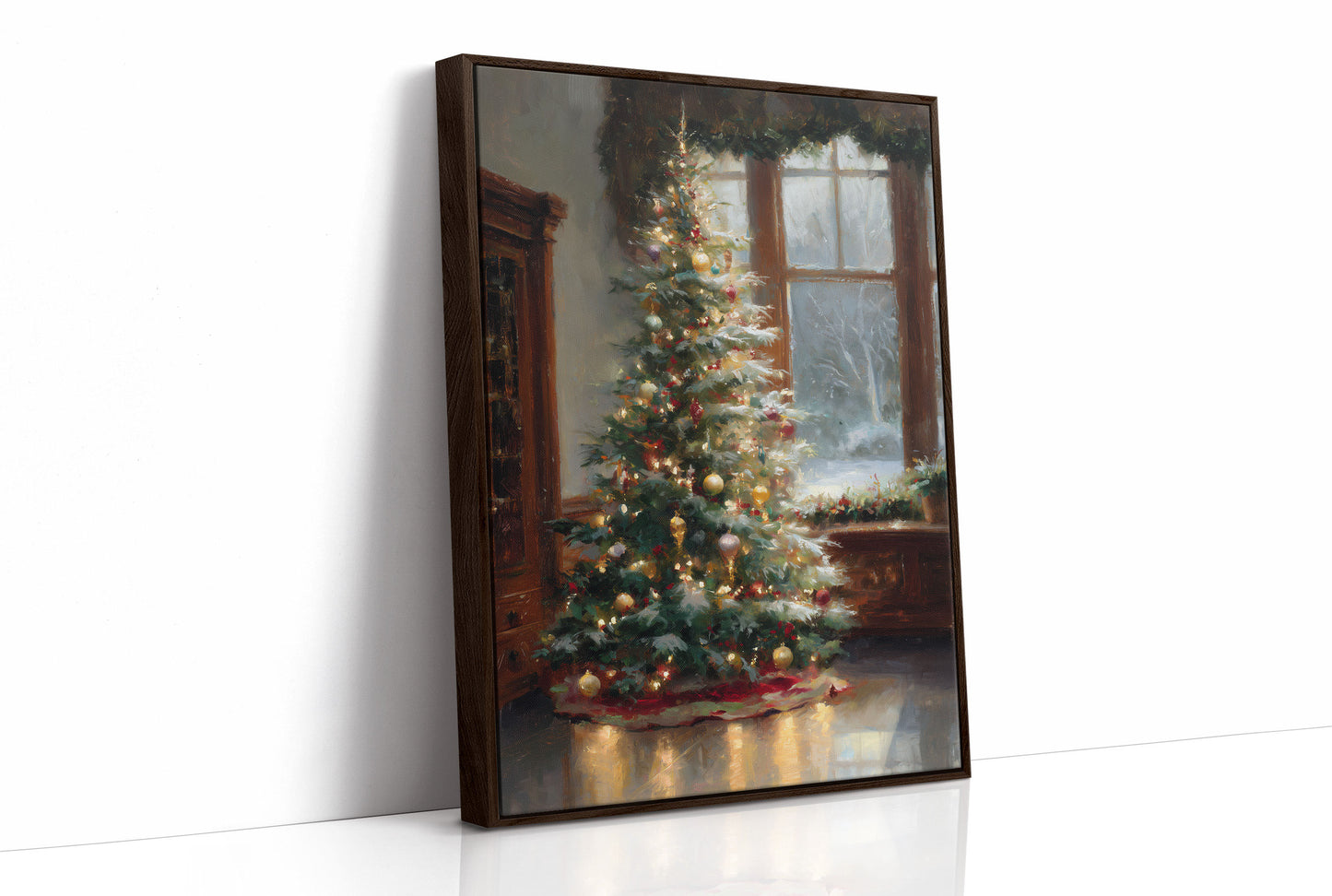 December Stories Through Window Light