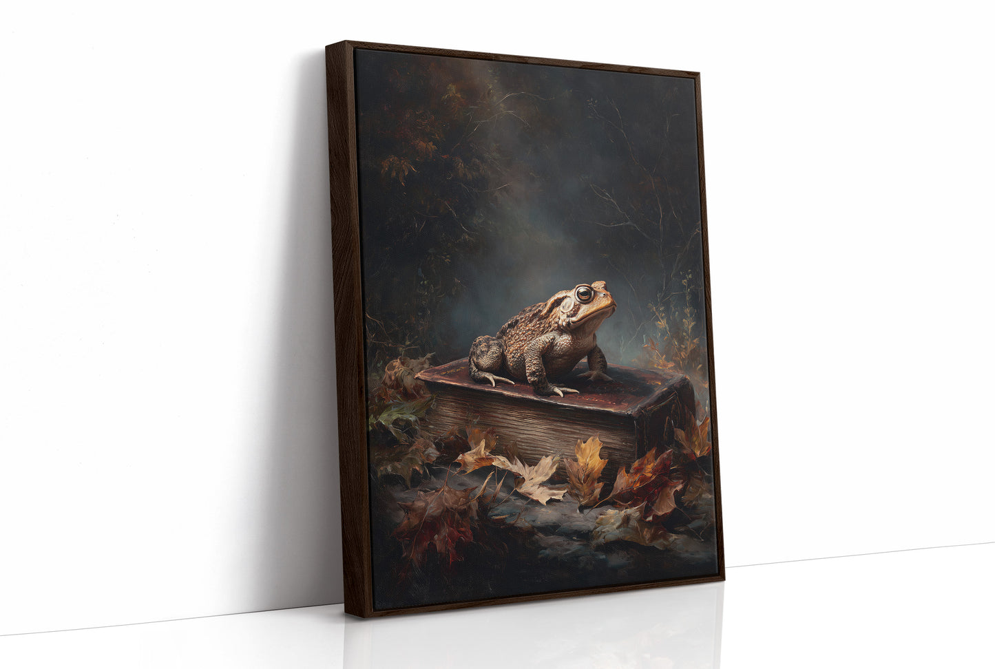 Autumn Sentinel On Leather Tome